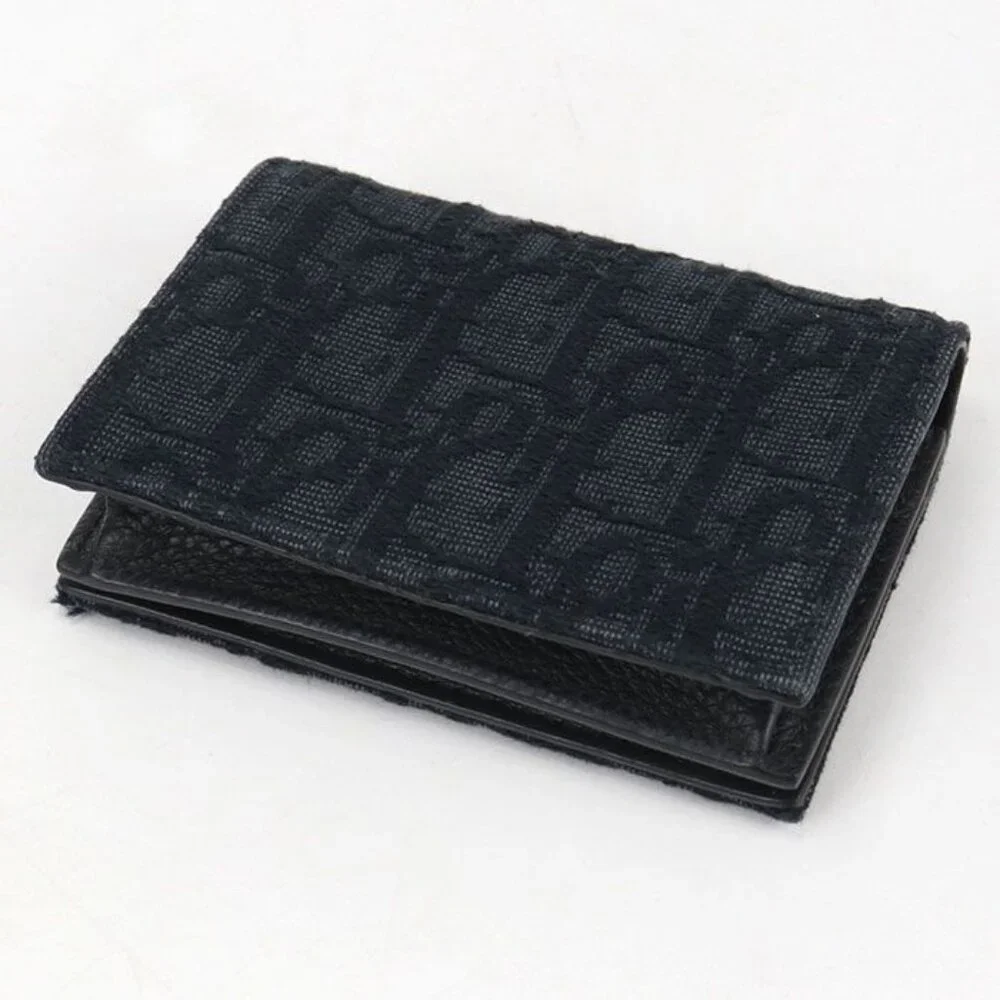 Dior Business Card Holder Oblique Jacquard